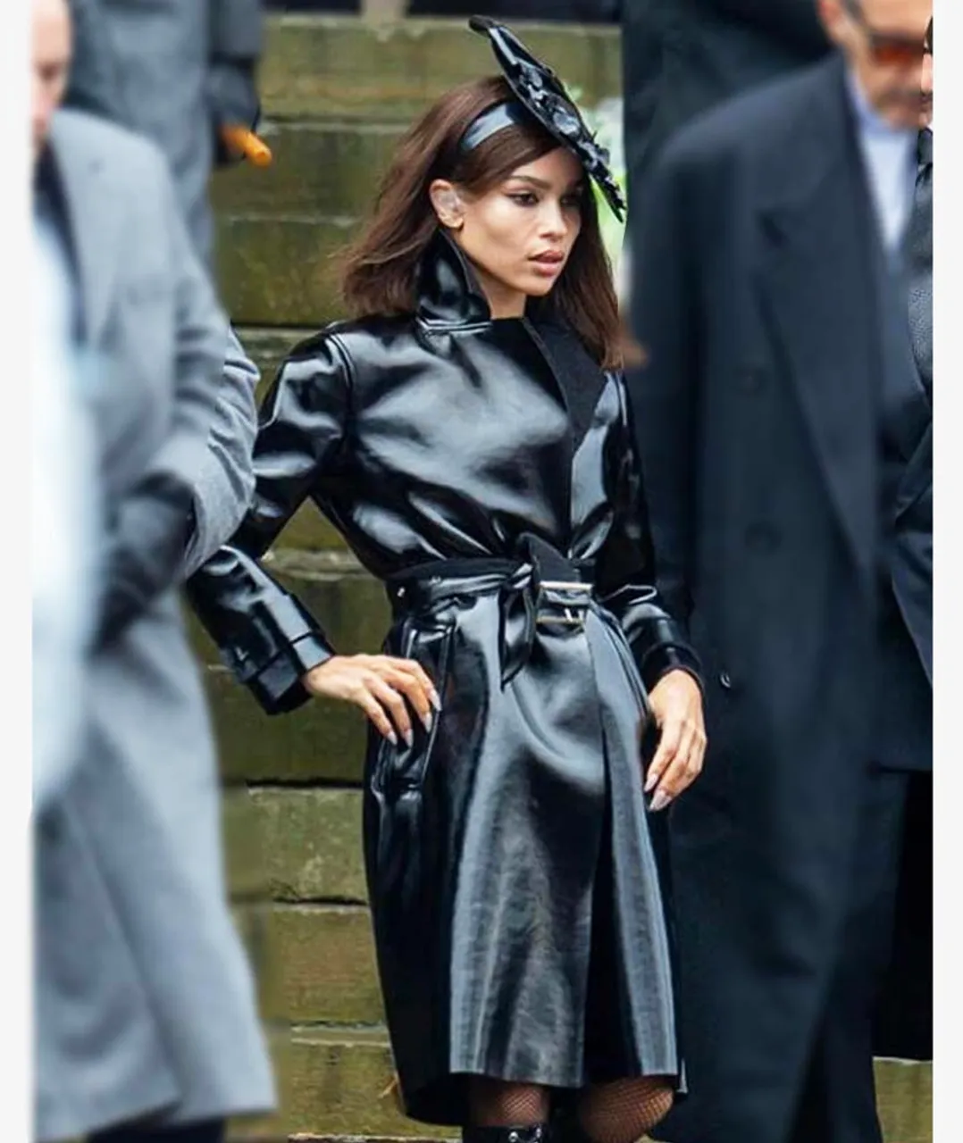 The Batman 2022 Zoë Kravitz Black Coat