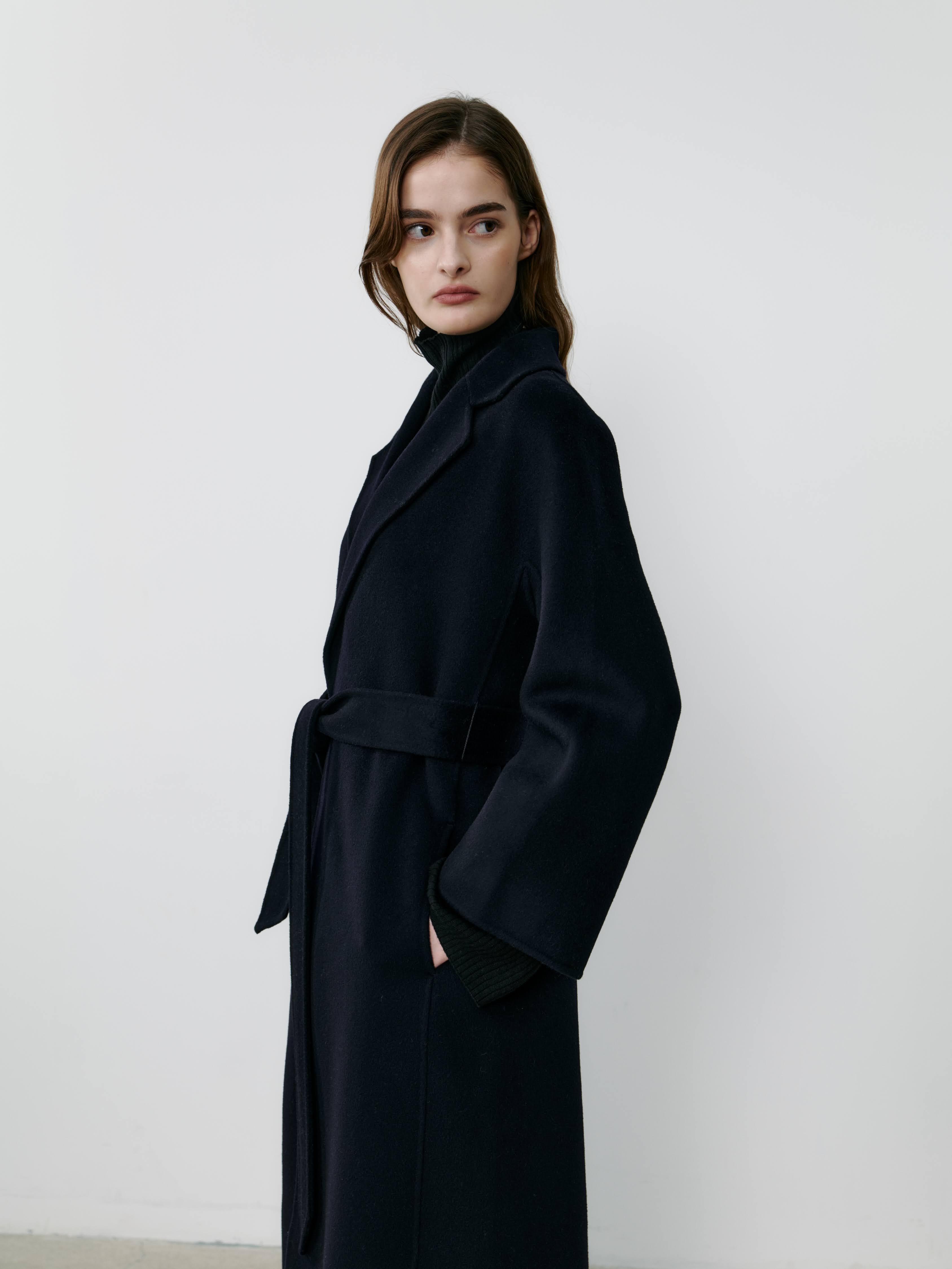 THE CURATED CLASSIC COAT - NAVY