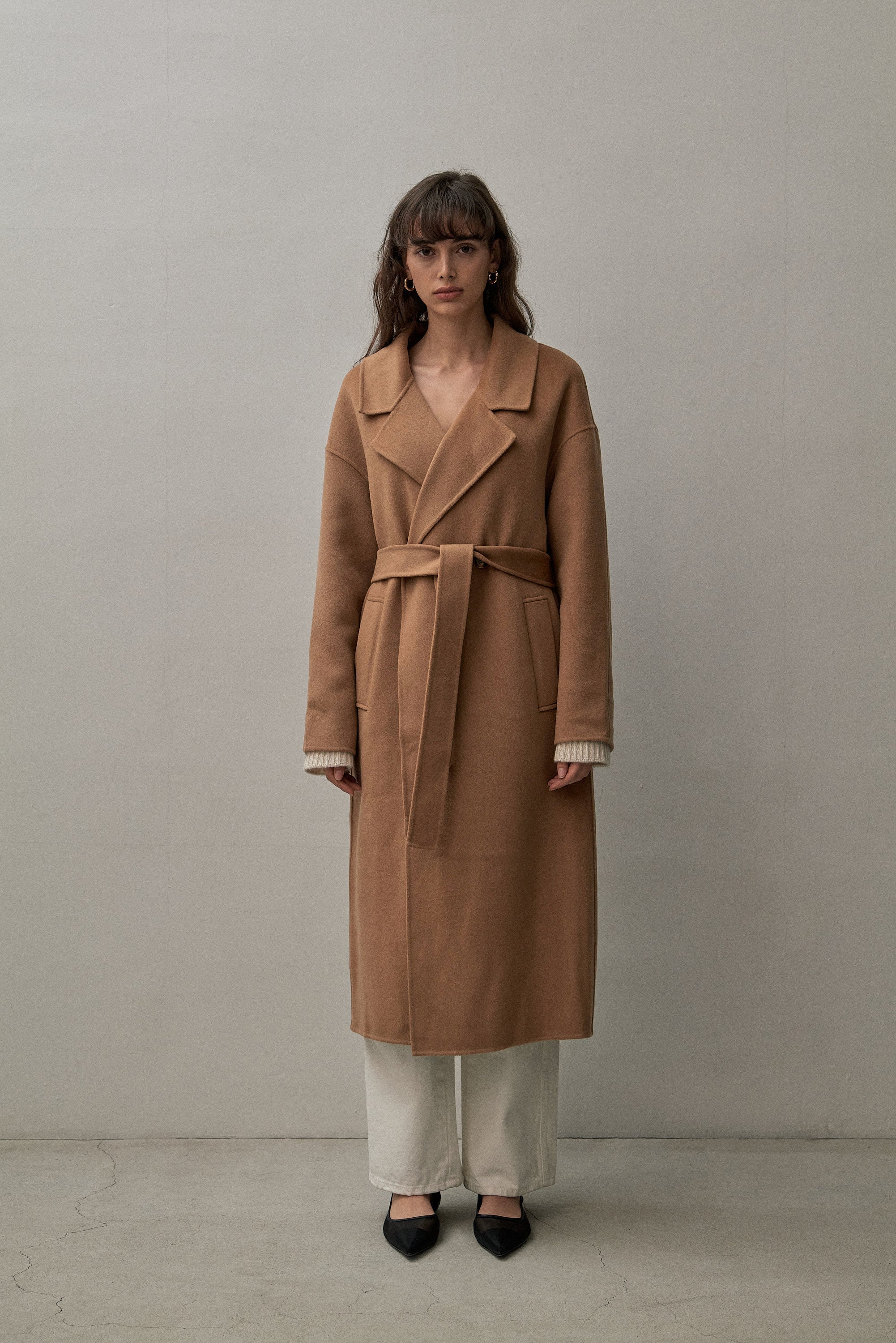 THE LONDON COAT - CAMEL 90/10