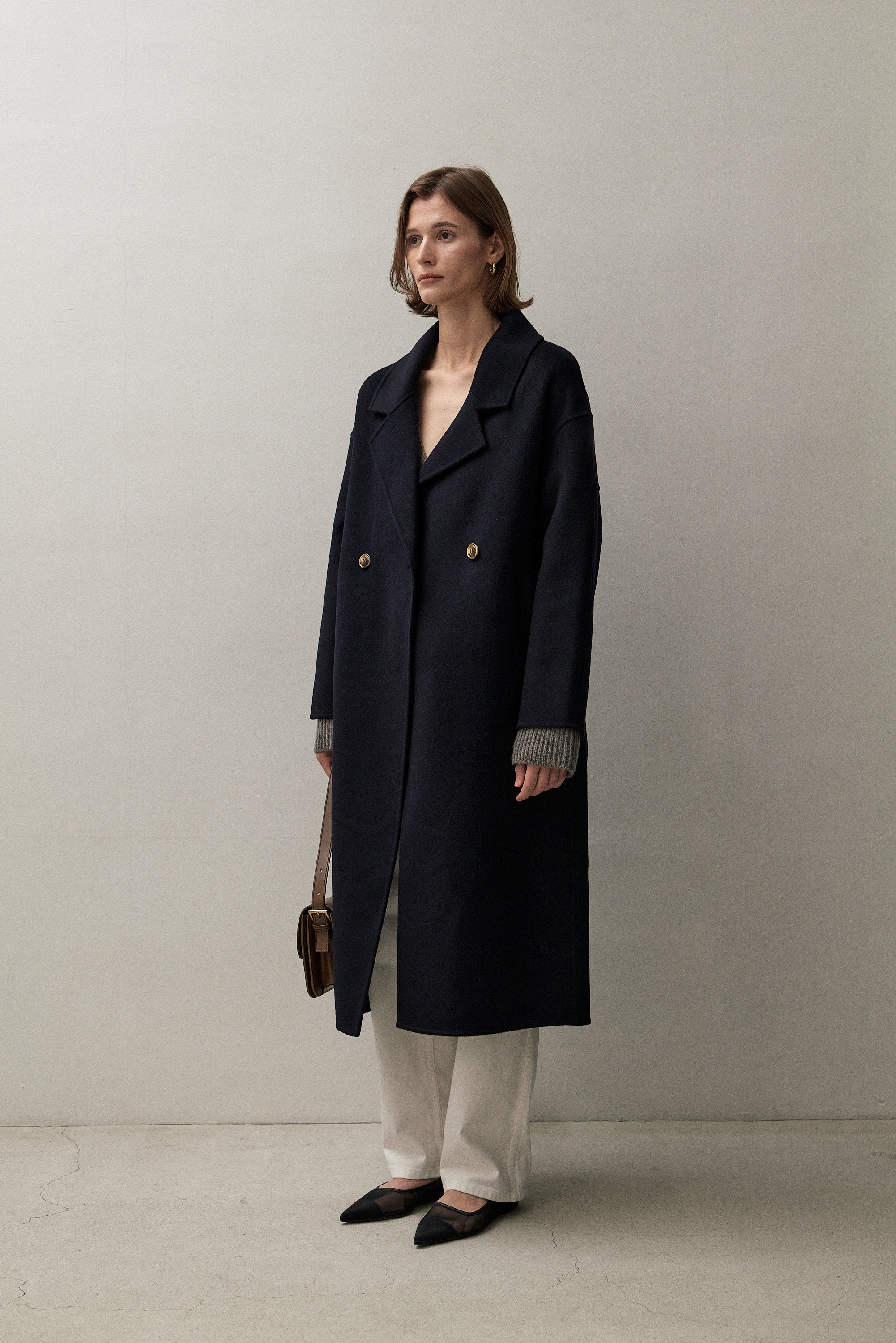 THE LONDON COAT - NAVY