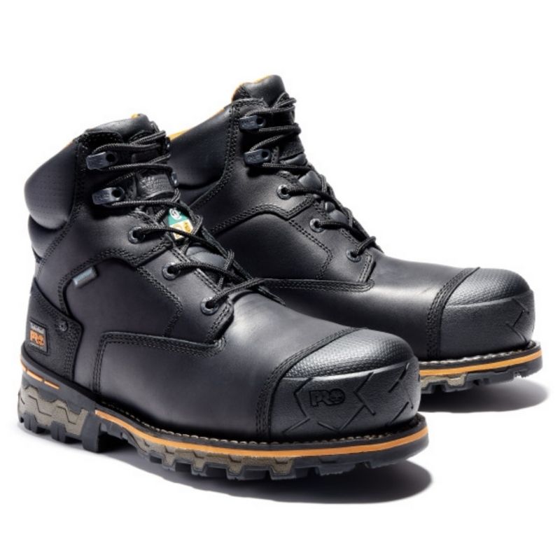 Timberland PRO Boondock Men's 6 Waterproof Composite Toe Safety Boot  A11UT- black