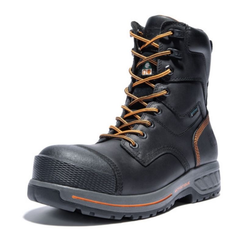 Timberland PRO Endurance HD Men's 8 Waterproof Composite Toe CSA Work Boot A1Q6Z - black