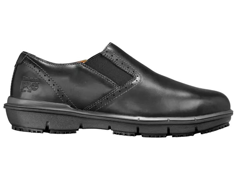 Timberland PRO Men's Boldon SD+ Alloy Toe Slip On Work Shoes A1RUU-BLK