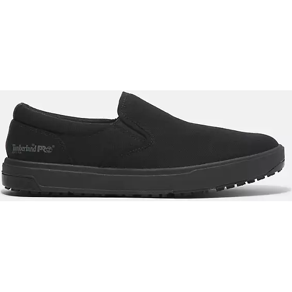 Timberland Pro Men's Burbank ST Slip On Work Shoe -Black- TB0A619Y001