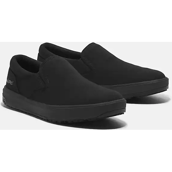 Timberland Pro Men's Burbank ST Slip On Work Shoe -Black- TB0A619Y001