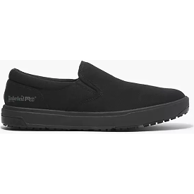 Timberland Pro Men's Burbank ST Slip On Work Shoe -Black- TB0A619Y001