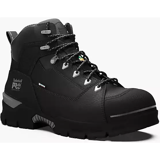 Timberland Pro Men's Endurance EV 6 Comp Toe WP Work Boot -Black- TB0A5YYF001