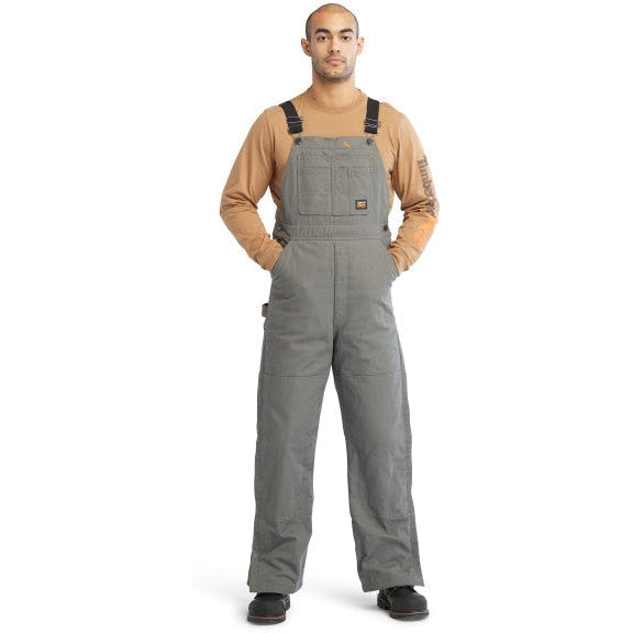 Timberland Pro Men's Gritman 100G Insulated Bib - Pewter - TB0A55RT060