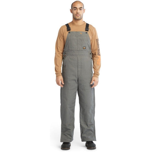 Timberland Pro Men's Gritman 100G Insulated Bib - Pewter - TB0A55RT060