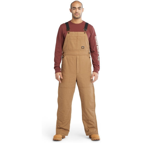 Timberland Pro Men's Gritman 100G Insulated Bib -Wheat- TB0A55RTD02