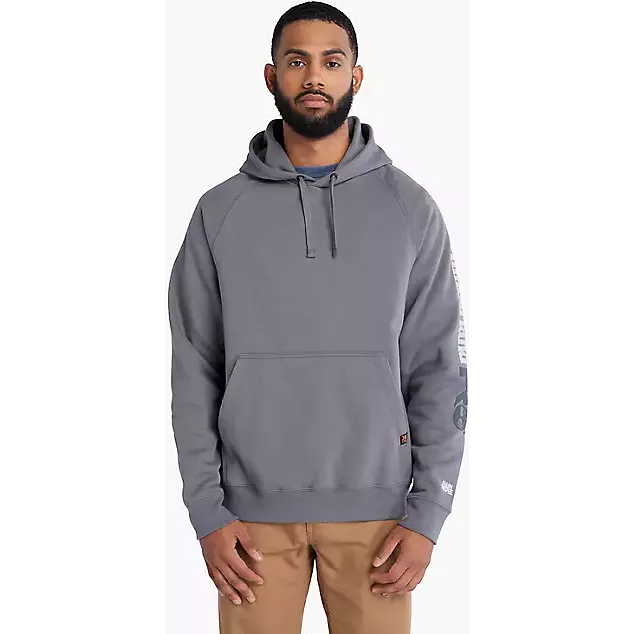 Timberland Pro Men's Hood Sport Hoddie Sweatshirt -Grey- TB0A1HVY039