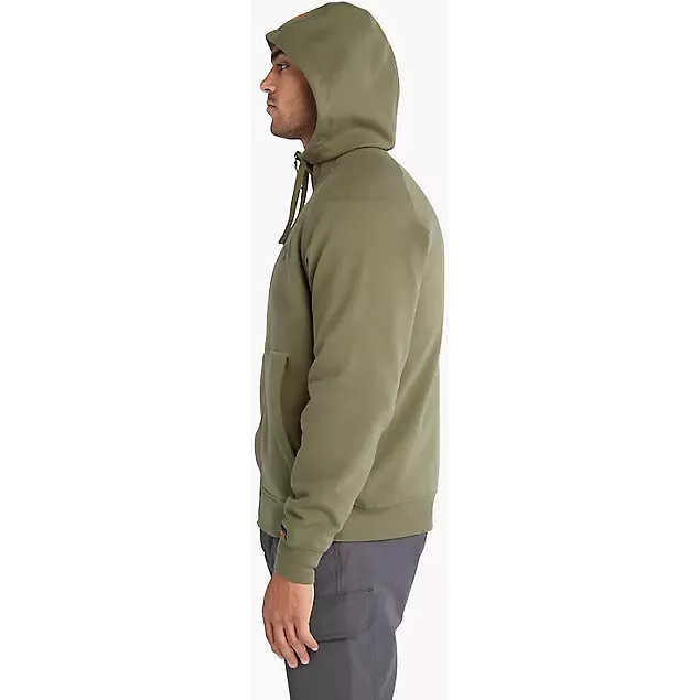 Timberland Pro Men's Hood Sport Zip Front Sweatshirt -Olive- TB0A64RNH08