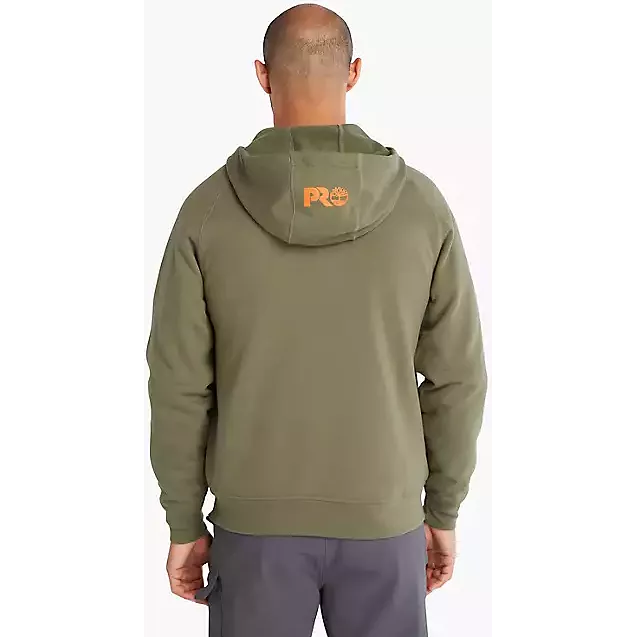 Timberland Pro Men's Hood Sport Zip Front Sweatshirt -Olive- TB0A64RNH08