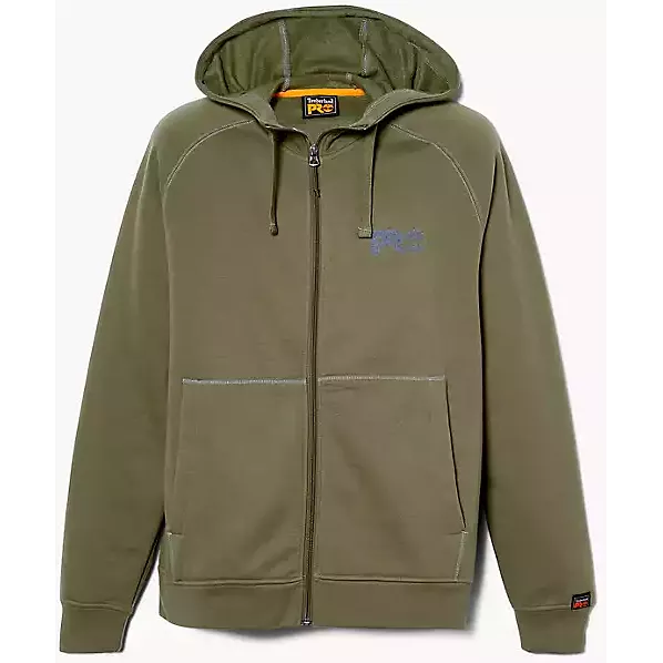 Timberland Pro Men's Hood Sport Zip Front Sweatshirt -Olive- TB0A64RNH08