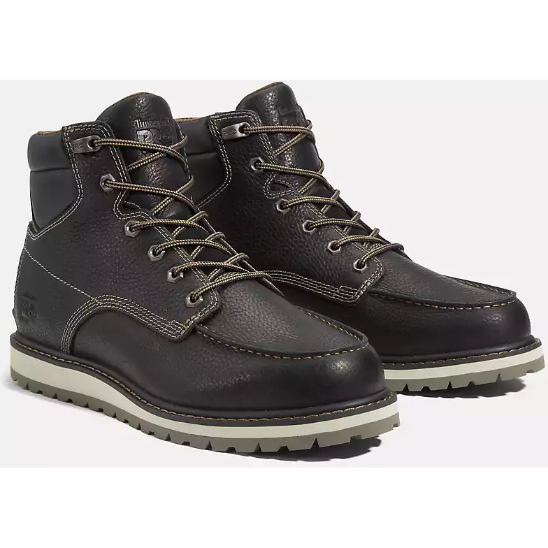 Timberland Pro Men's Irvine 6 Soft Toe WP Work Boot -Black- TB0A42SY001