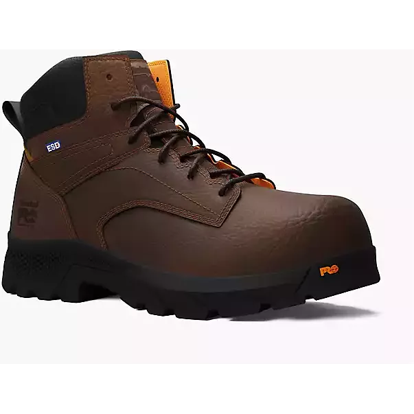 Timberland Pro Men's Titan Ev 6 Comp Toe Work Boot -Brown- TB0A61PF214