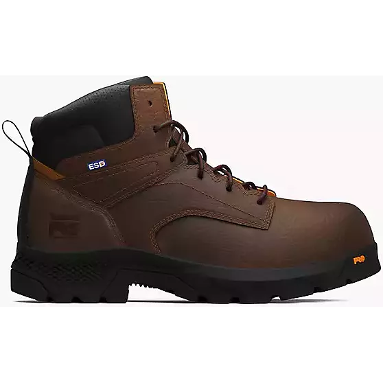 Timberland Pro Men's Titan Ev 6 Comp Toe Work Boot -Brown- TB0A61PF214