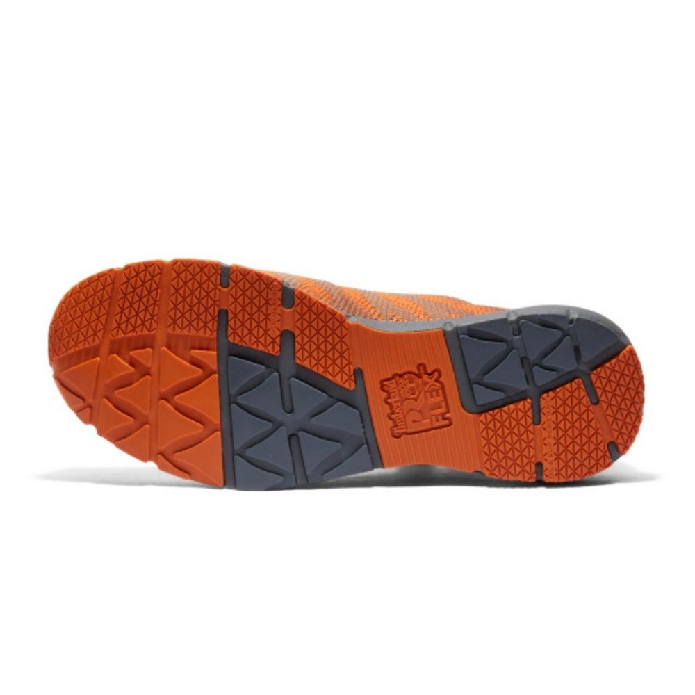 Timberland PRO Radius Knit TB0A2NF1827 Men's Athletic Composite Toe Work Shoe - ORANGE