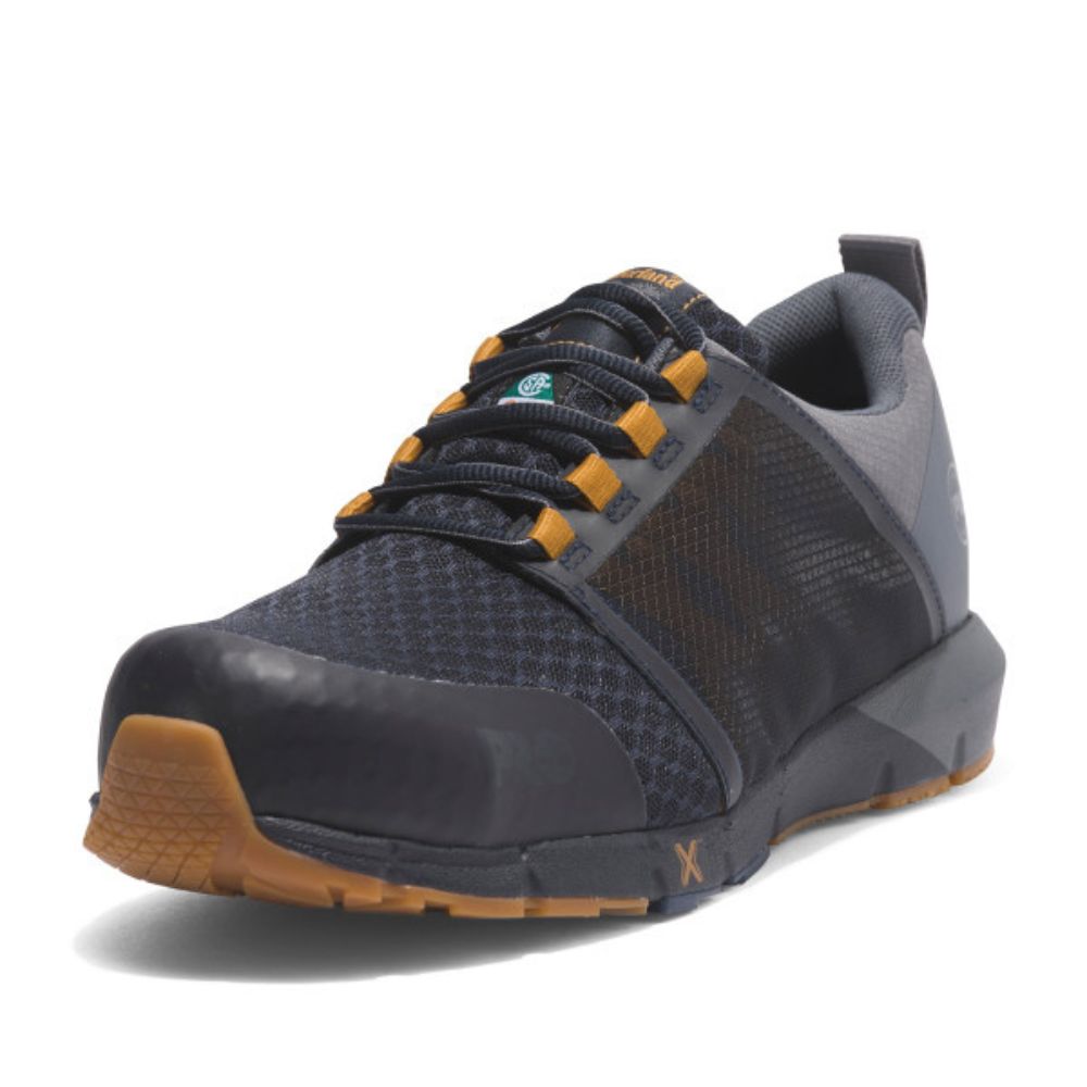 Timberland PRO Radius Men's Athletic Composite Toe Work Shoe TB0A5WZY484 - Navy/Orange