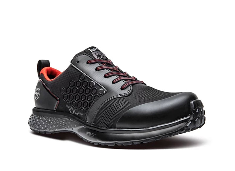 Timberland PRO Reaxion Men's Athletic Composite Toe Work Shoe TB0A22P8001 - Black/Red