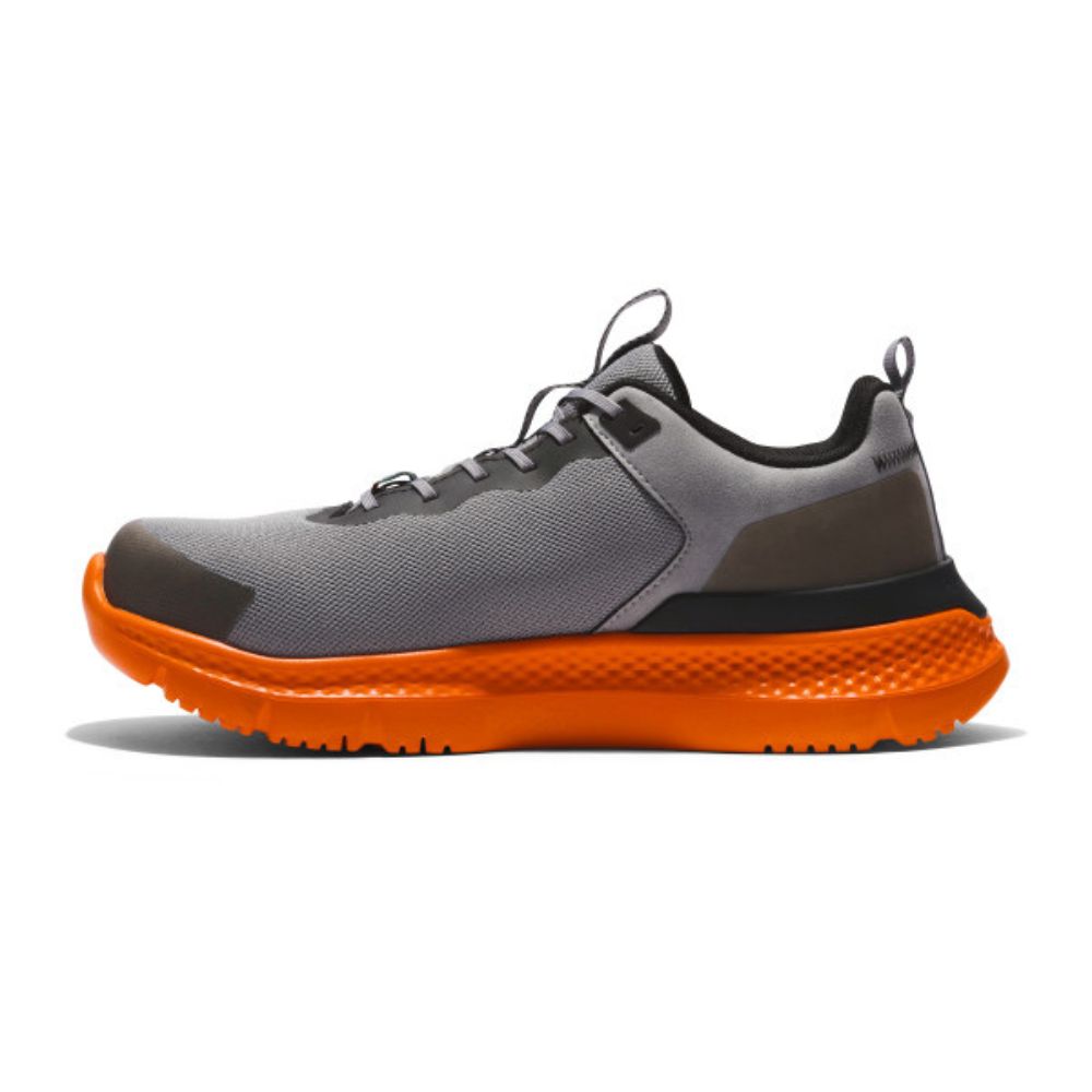 Timberland PRO Setra TB0A5SP3065 Men's Athletic Composite Toe Work Shoe - Grey/Orange