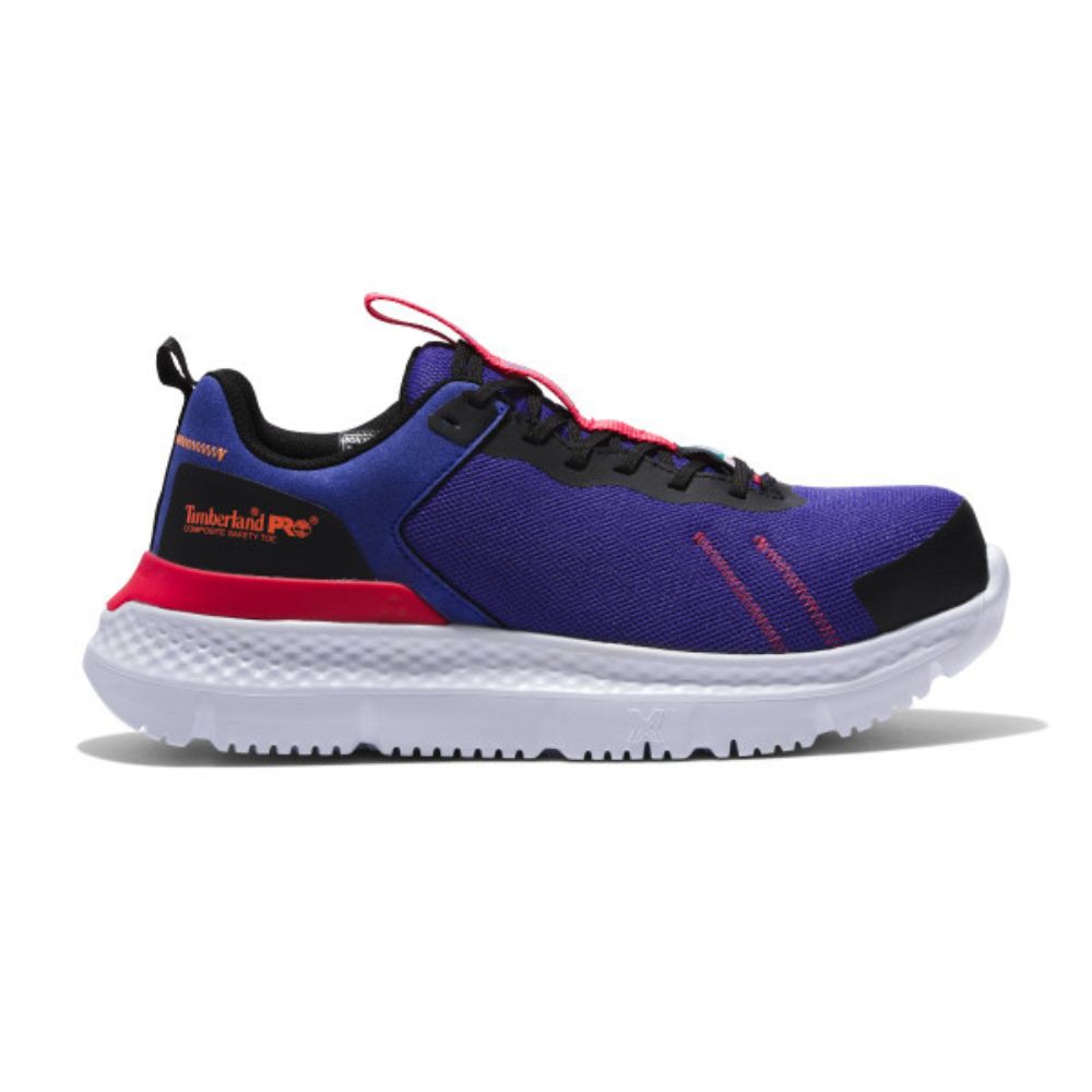 Timberland PRO Setra Women's Composite Toe Athletic Work Shoe TB0A5PTX524 - Purple/Pink