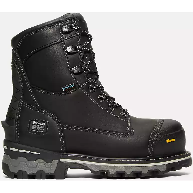 Timberland Pro Women's Boondock 8 Comp Toe WP Work Boot -Black- TB0A5R7K001