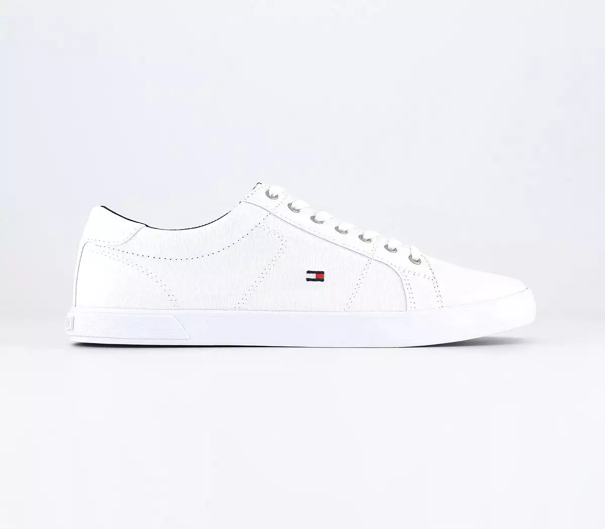 Tommy Hilfiger Iconic Long Vulcanised Triple White Trainers