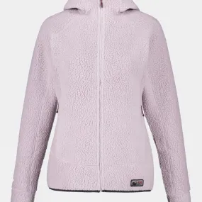 Womens Shearling Hoody Fleece Jacket