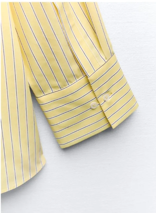 ZARA  |STRIPED SHIRT WITH POCKET