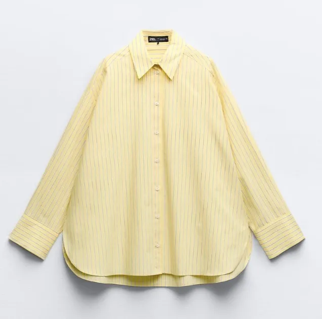 ZARA  |STRIPED SHIRT WITH POCKET