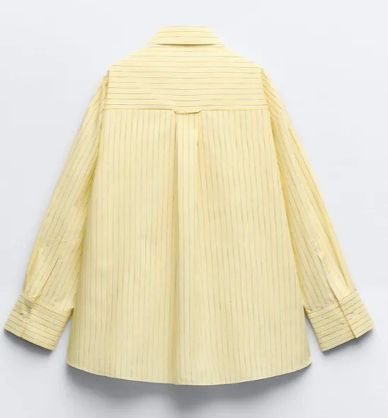 ZARA  |STRIPED SHIRT WITH POCKET