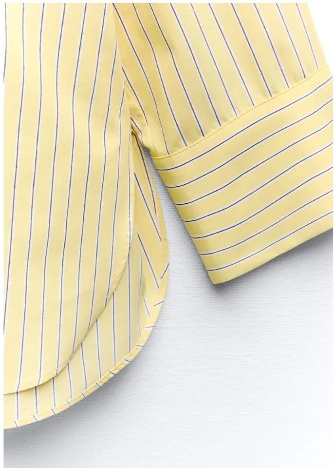 ZARA  |STRIPED SHIRT WITH POCKET