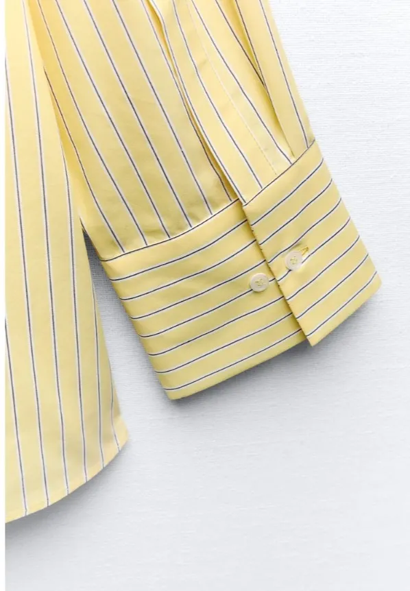 ZARA  |STRIPED SHIRT WITH POCKET