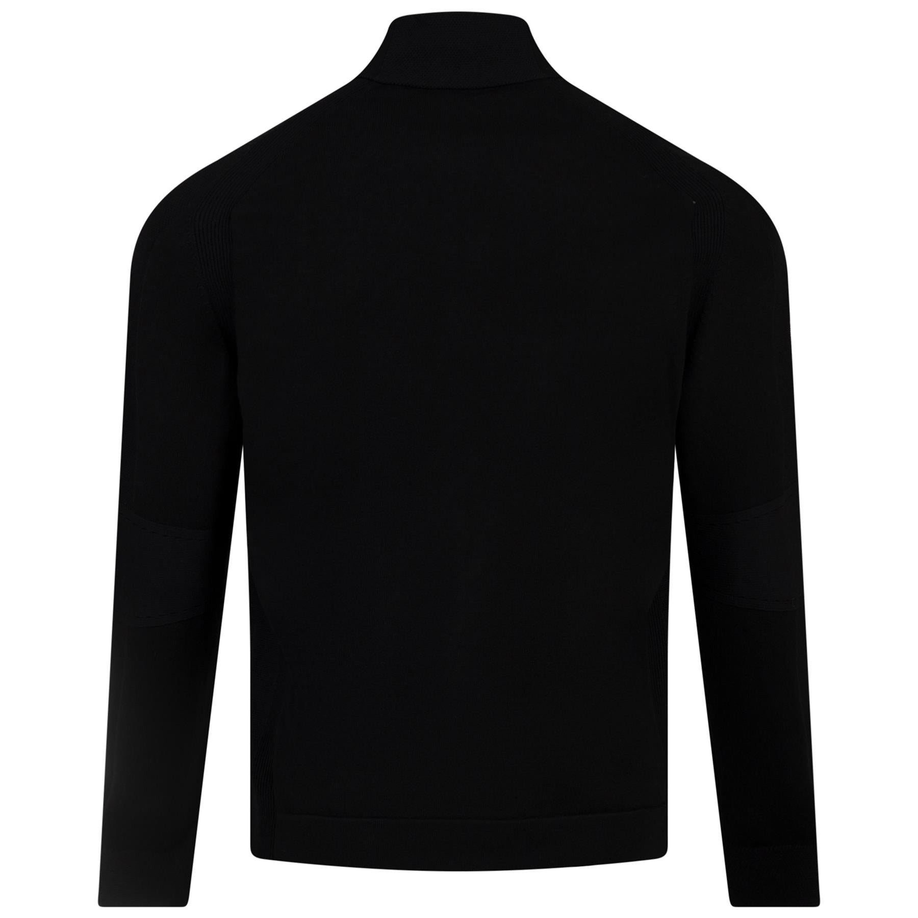 Zarilo Quarter Zip Regular Fit Mid Layer Black - W23