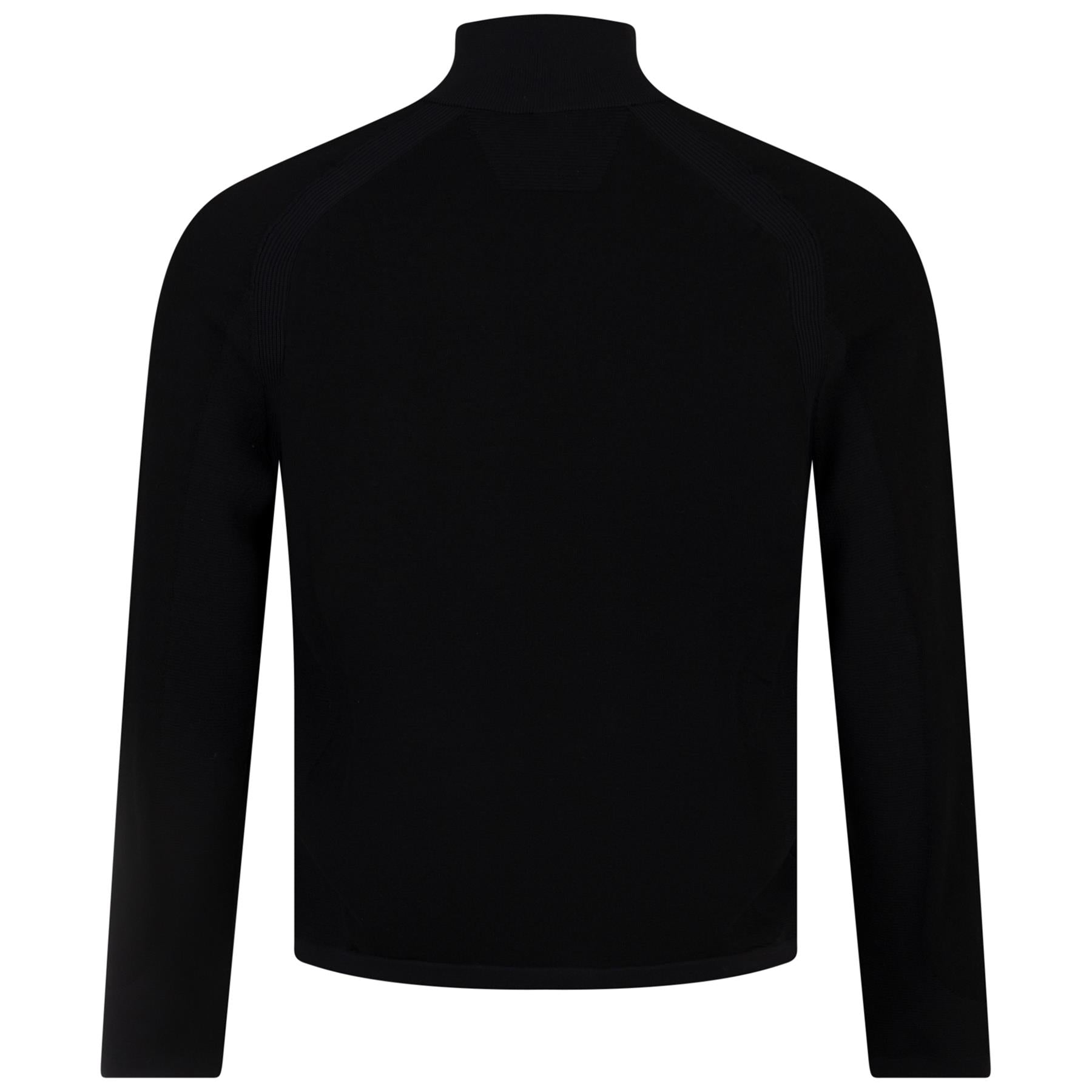 Zilnar Quarter Zip Regular Fit Mid Layer Black - W23